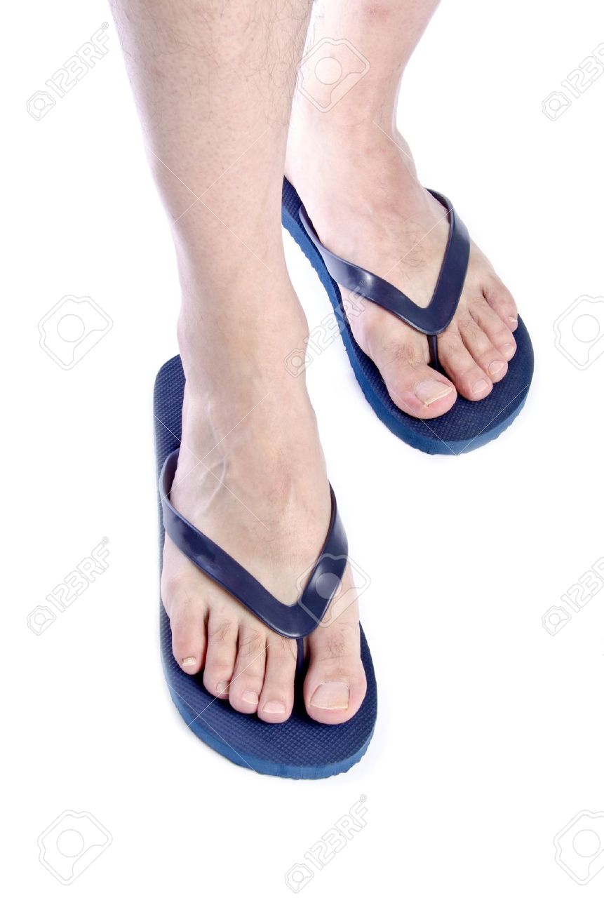 guys wearing sandals