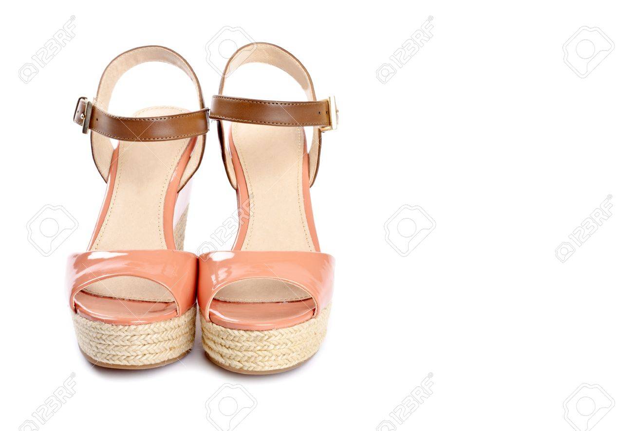 colorful wedge sandals