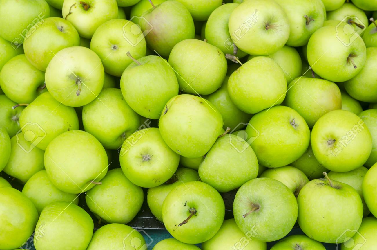 Green Apple Background Shallow Depth Of Field Stock Photo Picture And Royalty Free Image Image 24193760