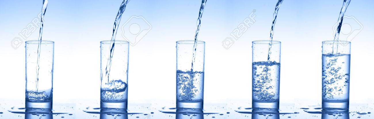 Pouring Water Into Glasses Stock Photo Picture And Royalty Free Image Image 5110