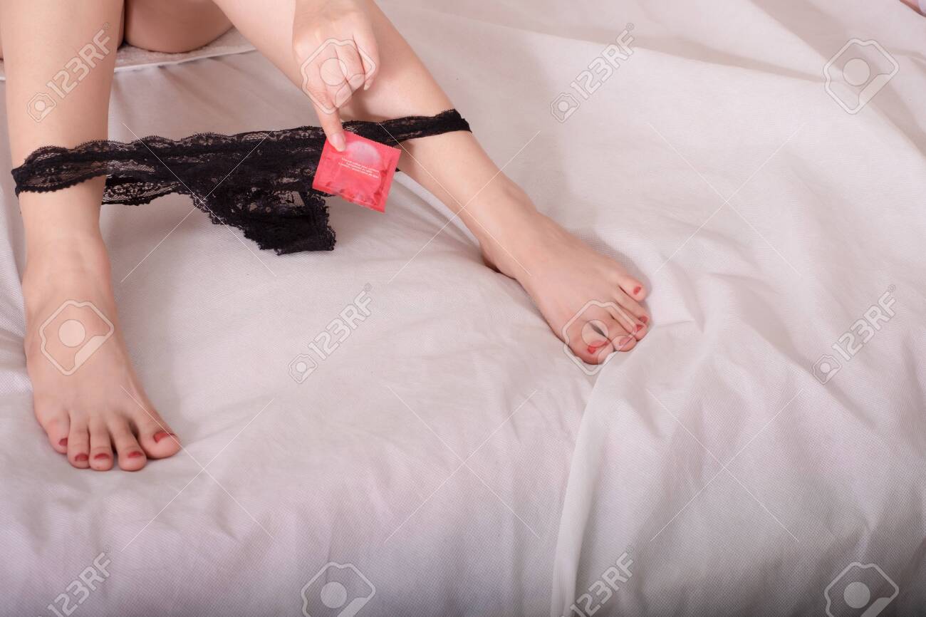 Beautiful Leg Sexy Woman Hand Holding