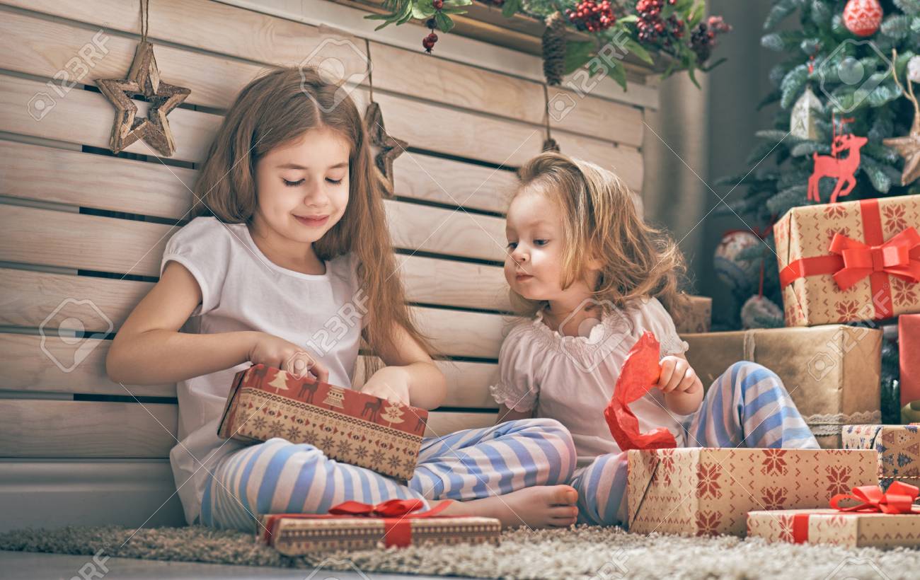 merry christmas and happy holidays cheerful cute childrens girls cute childrens images