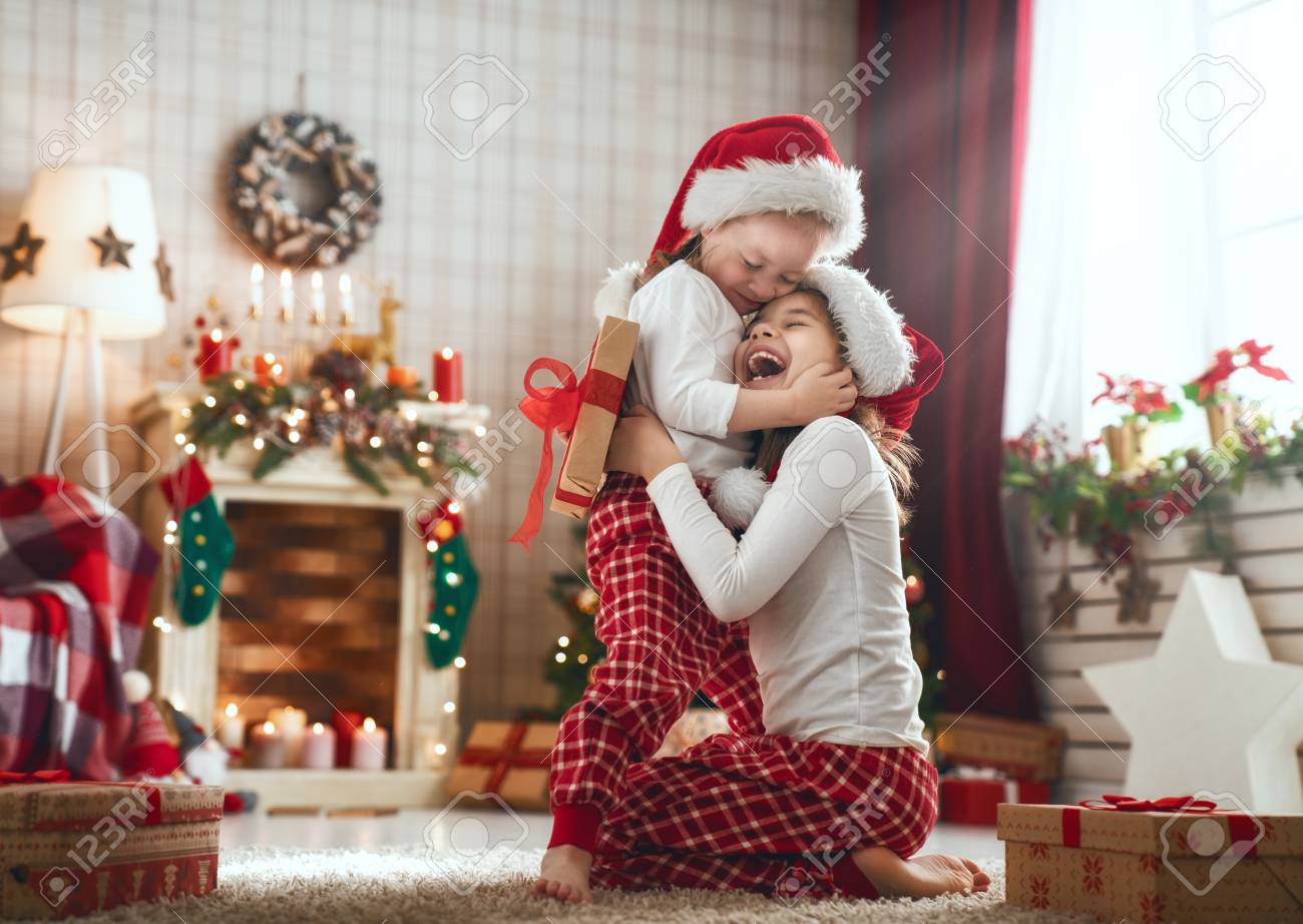 merry christmas and happy holidays cheerful cute childrens girls cute childrens images