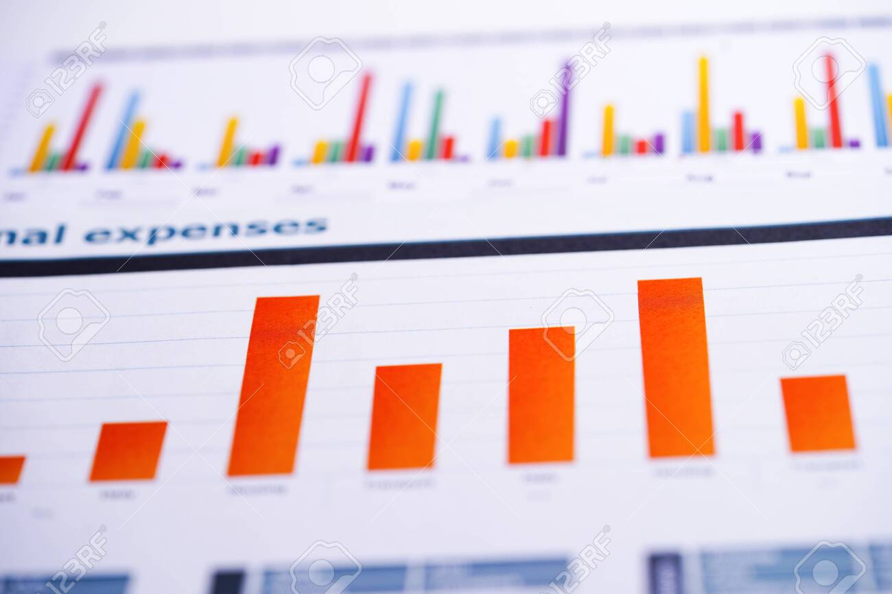 charts graphs spreadsheet paper financial development banking business development spreadsheet