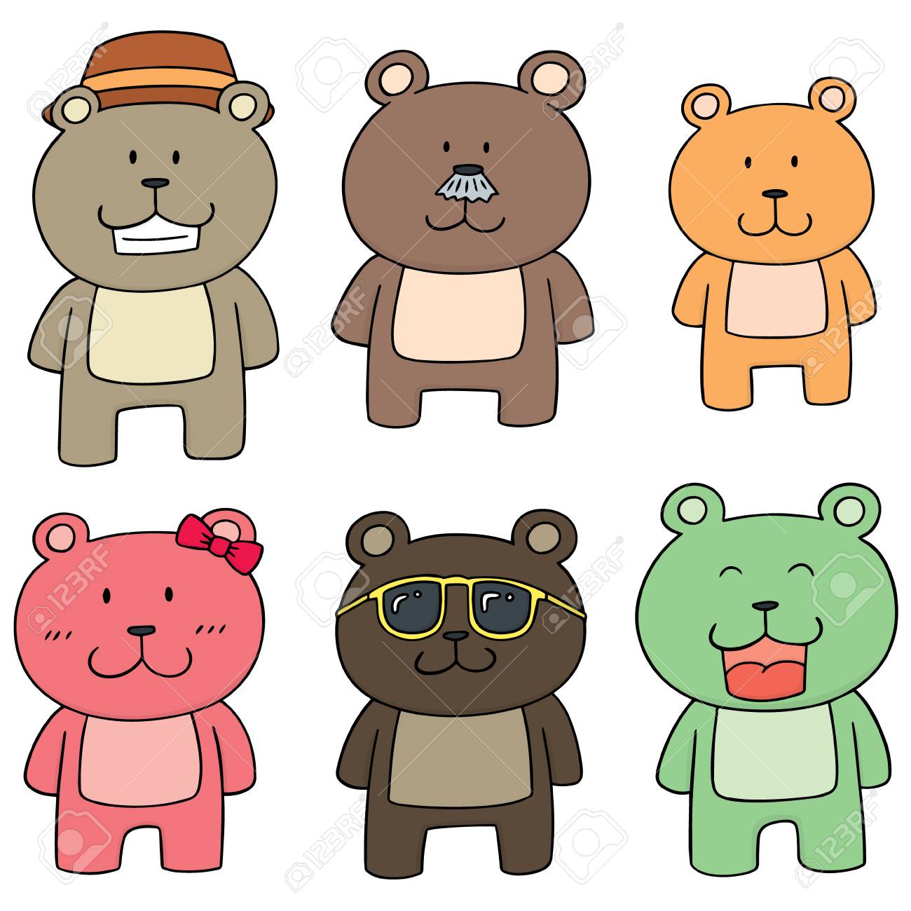 Colorful Cartoon Vector Illustration Set Of Bear Family Royalty Free SVG, Cliparts, Vectors, And Stock Illustration. Image 91394135. Colorful Cartoon Vector Illustration Set Of Bear Family Royalty Free SVG, Cliparts, Vectors, And Stock Illustration. Image 91394135.