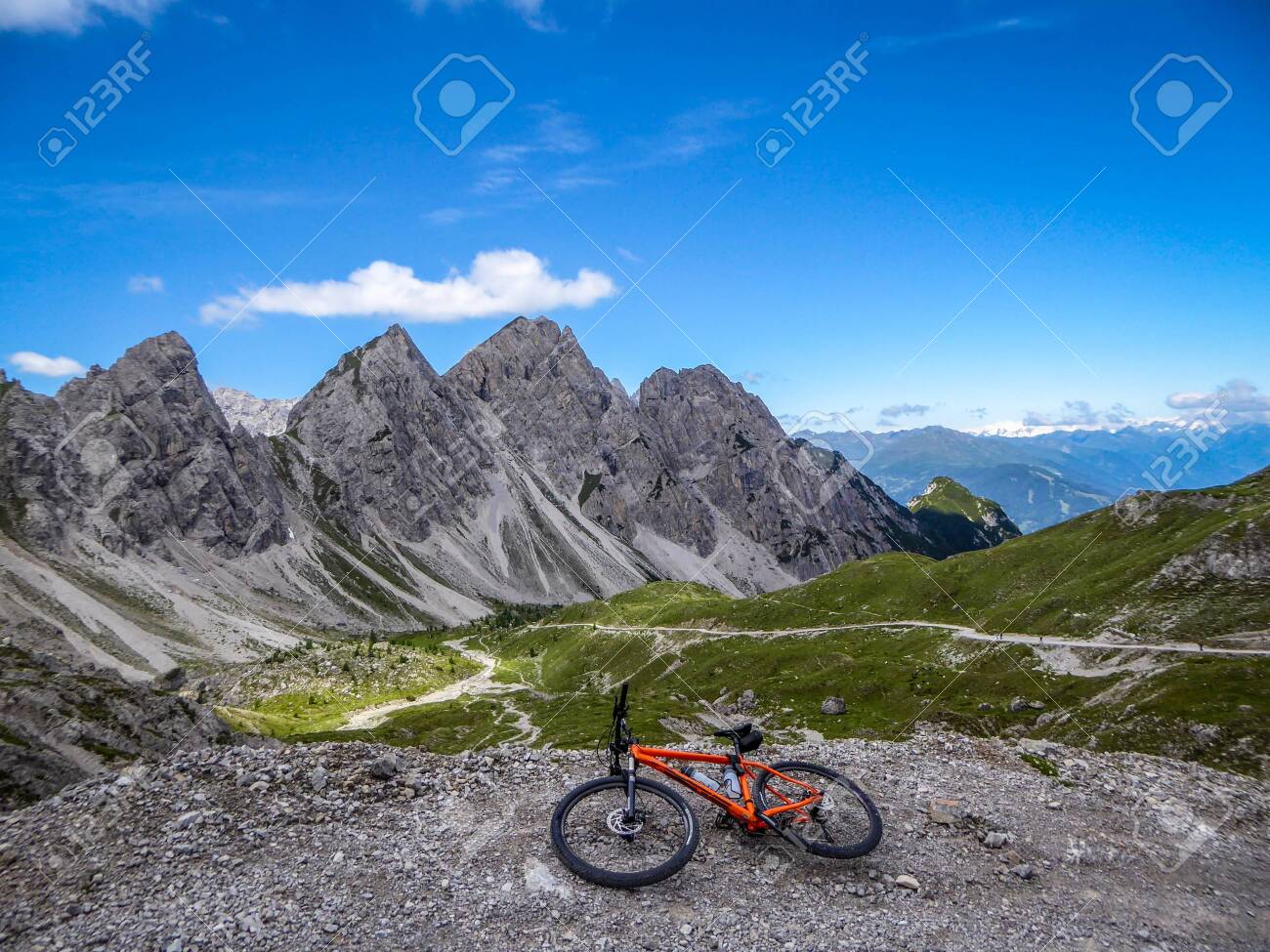 mountain biking alps