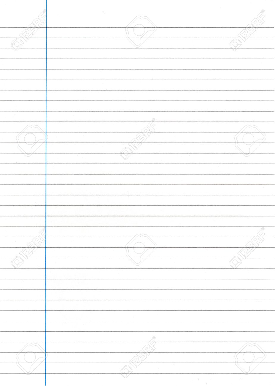 lined letter paper