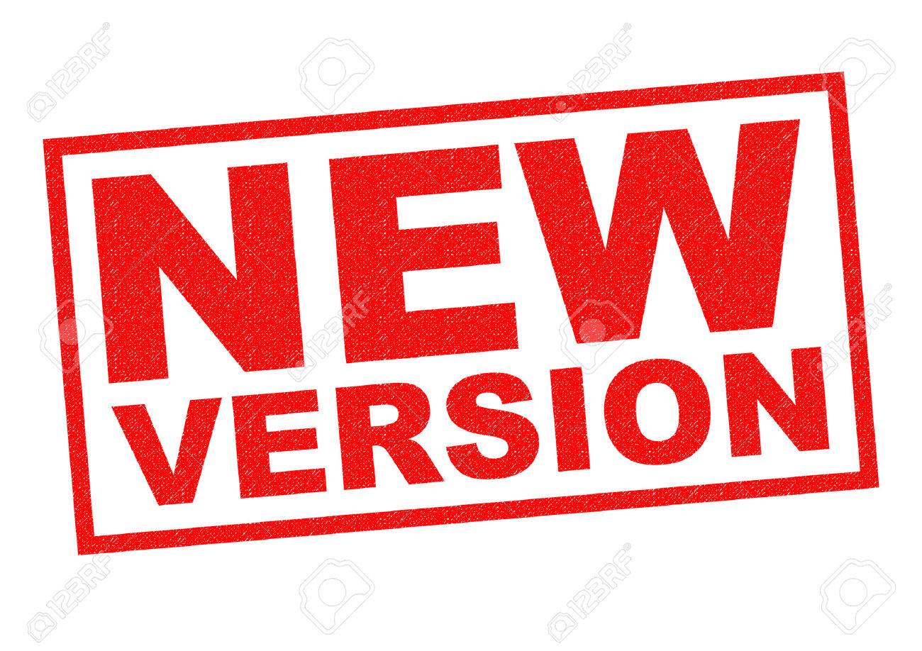 NEW VERSION red Rubber Stamp over a white background. - 36612001 NEW VERSION red Rubber Stamp over a white background. - 36612001