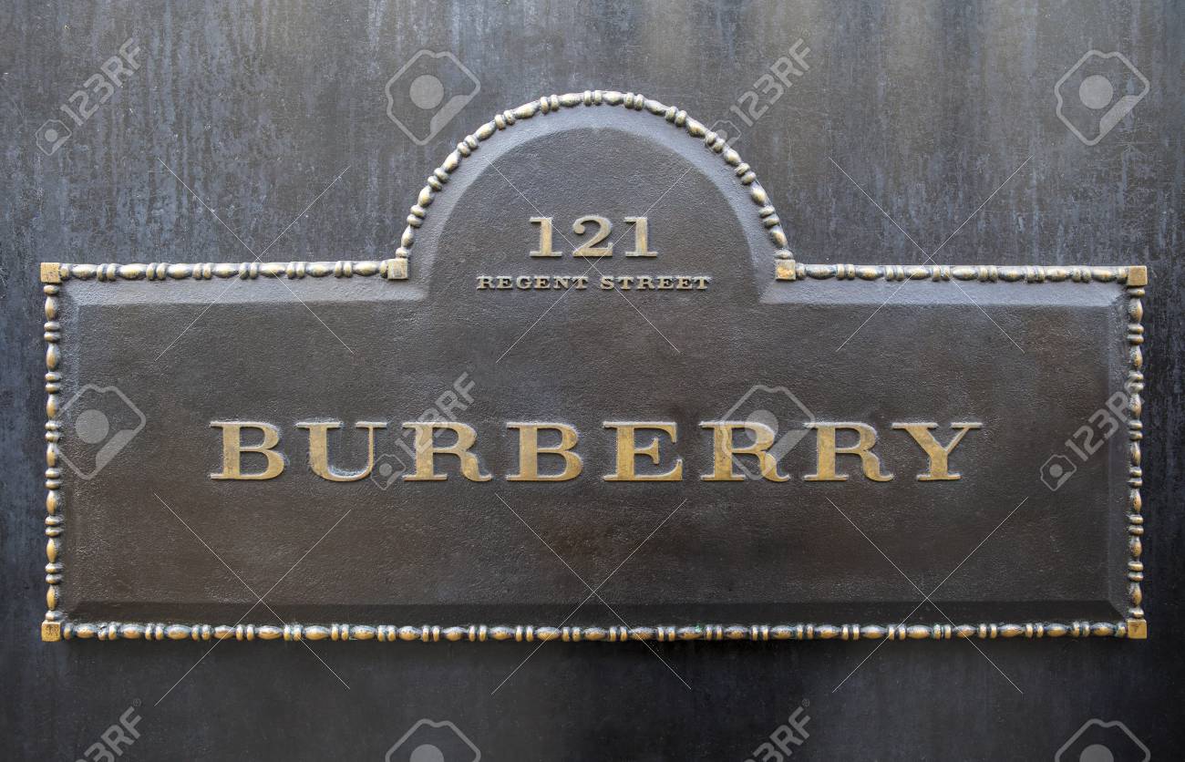 burberry sign