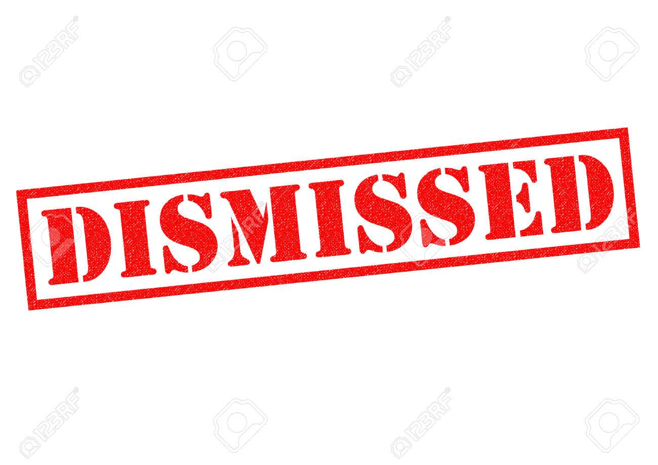 Dismissed rubber stamp Royalty Free Vector Image