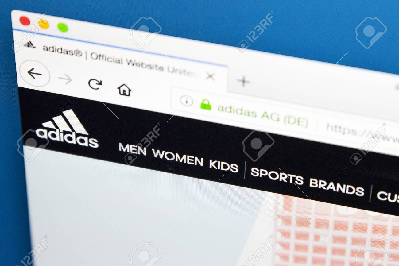 official website of adidas