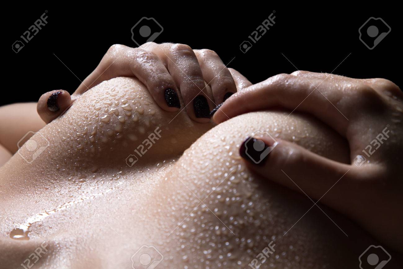 breasts in hand Erotic body art clips