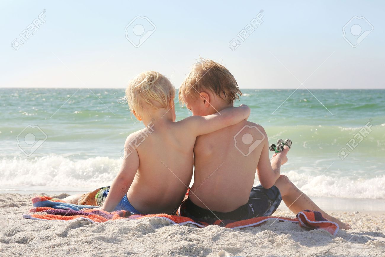 дети beach 