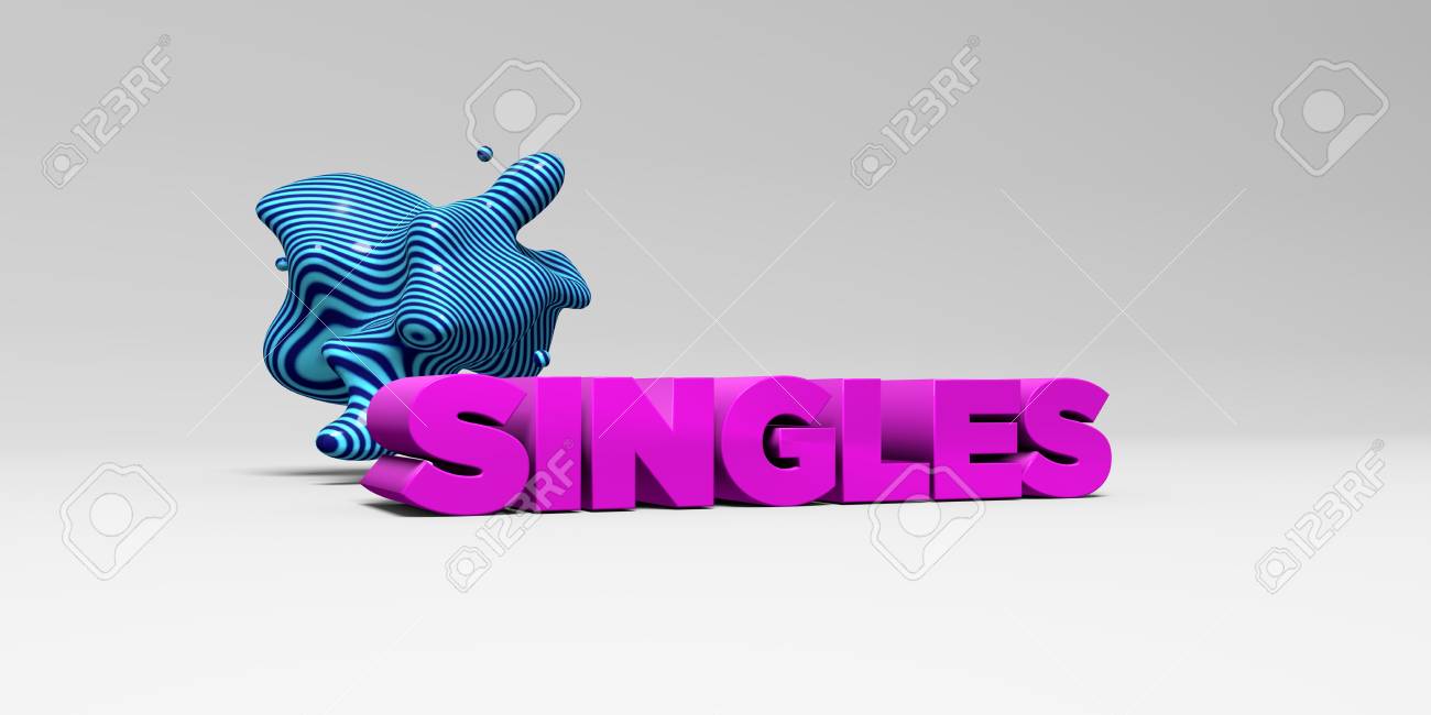 Singles Tipo De Color En Studiobackground Blanco Con Elemento De Diseño 3d Rendered Stock Photo Libre De Derechos Esta Imagen Se Puede Usar Para