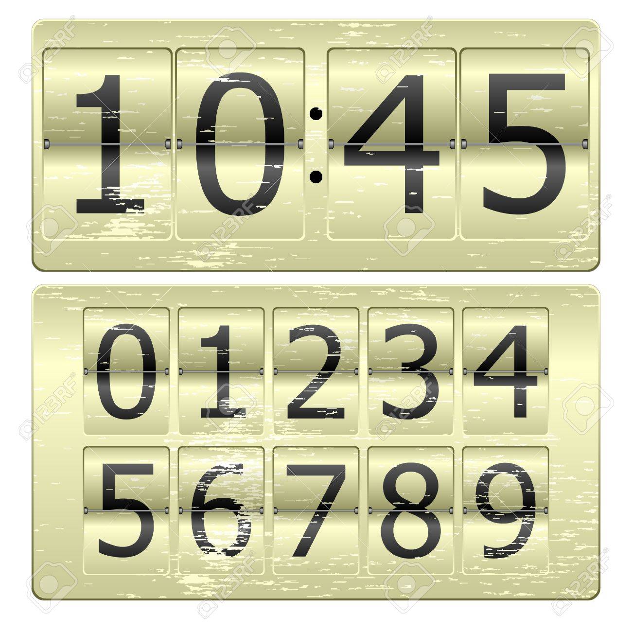 Set of numbers for use as a clock or counter - 8365876 Set of numbers for use as a clock or counter - 8365876
