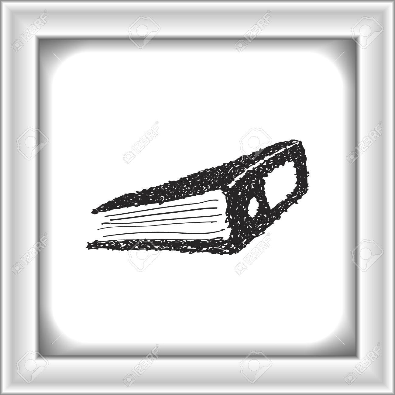 simple hand drawn doodle of a ring binder royalty free cliparts simple binder