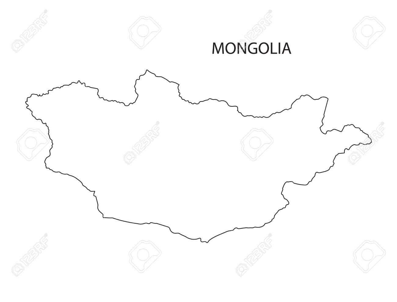 モンゴルの地図 のイラスト素材 ベクタ Image モンゴルの地図 のイラスト素材 ベクタ Image
