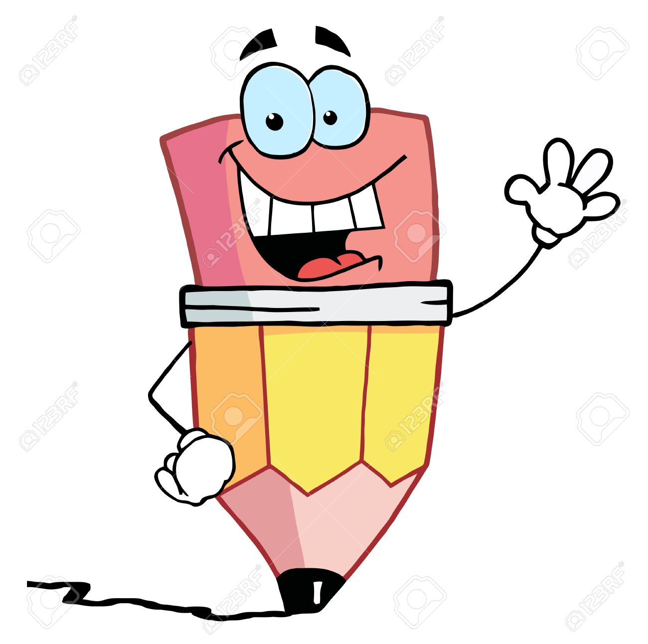 Pencil Cartoon Character Waving A Greeting Royalty Free SVG, Cliparts, Vectors, And Stock Illustration. Image 6905205. Pencil Cartoon Character Waving A Greeting Royalty Free SVG, Cliparts, Vectors, And Stock Illustration. Image 6905205.