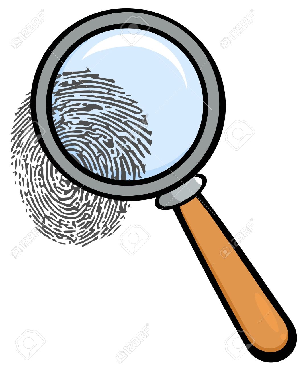 Magnifying Glass With Fingerprint Royalty Free Cliparts Vectors And Stock Illustration Image Magnifying Glass With Fingerprint Royalty Free Cliparts Vectors And Stock Illustration Image