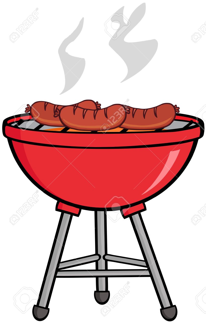 Grilled Sausages On Barbecue Royalty Free SVG, Cliparts, Vectors, and Stock  Illustration. Image 18057792., image size:832x1300