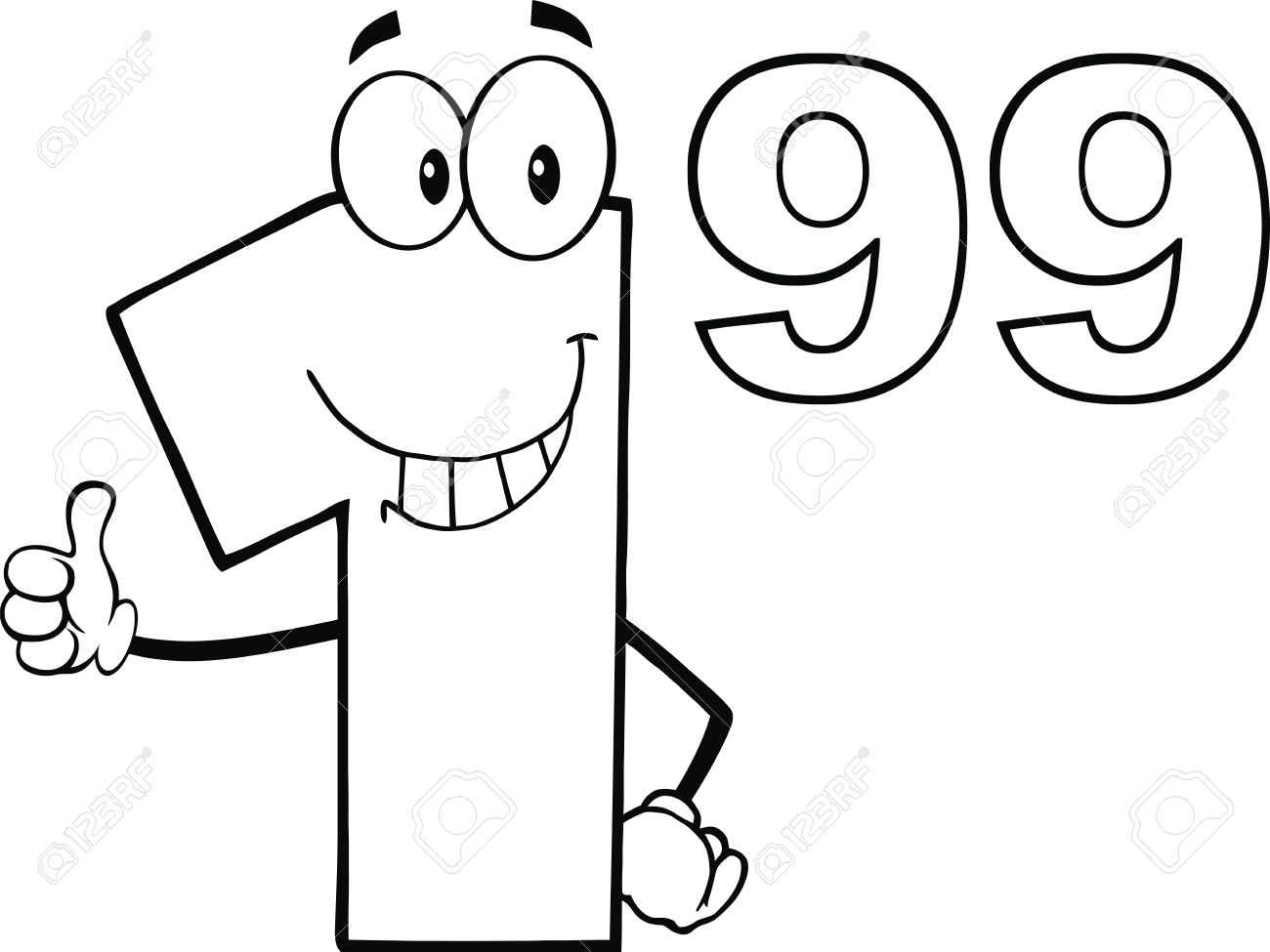 Black And White Price Number 1 99 Cartoon Mascot Character Royalty Free Cliparts Vectors And Stock Illustration Image Black And White Price Number 1 99 Cartoon Mascot Character Royalty Free Cliparts Vectors And Stock Illustration Image