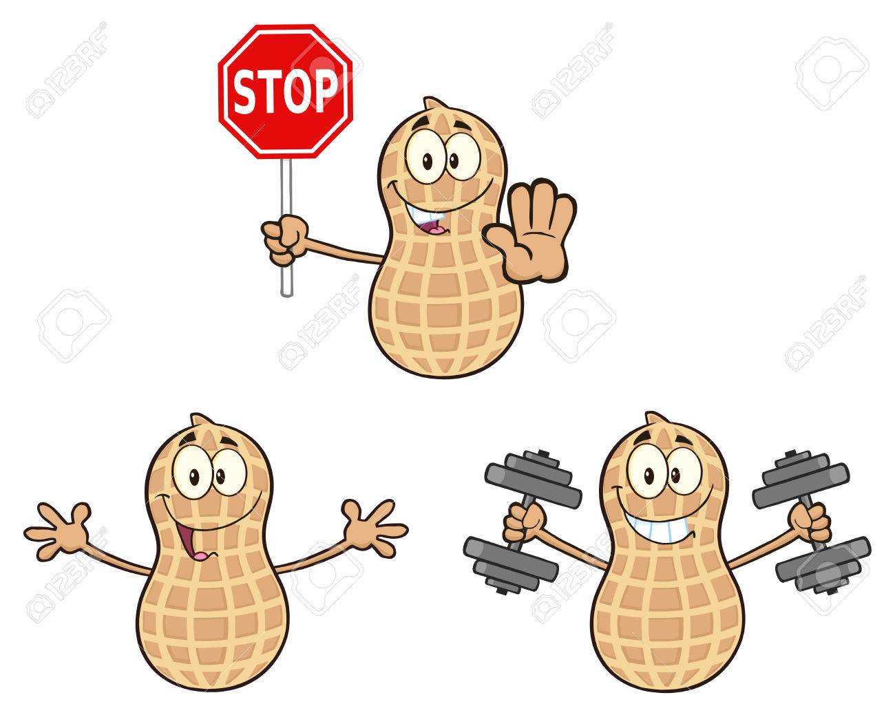 ピーナッツの漫画のマスコット キャラクター 2 コレクション セット の写真素材 画像素材 Image