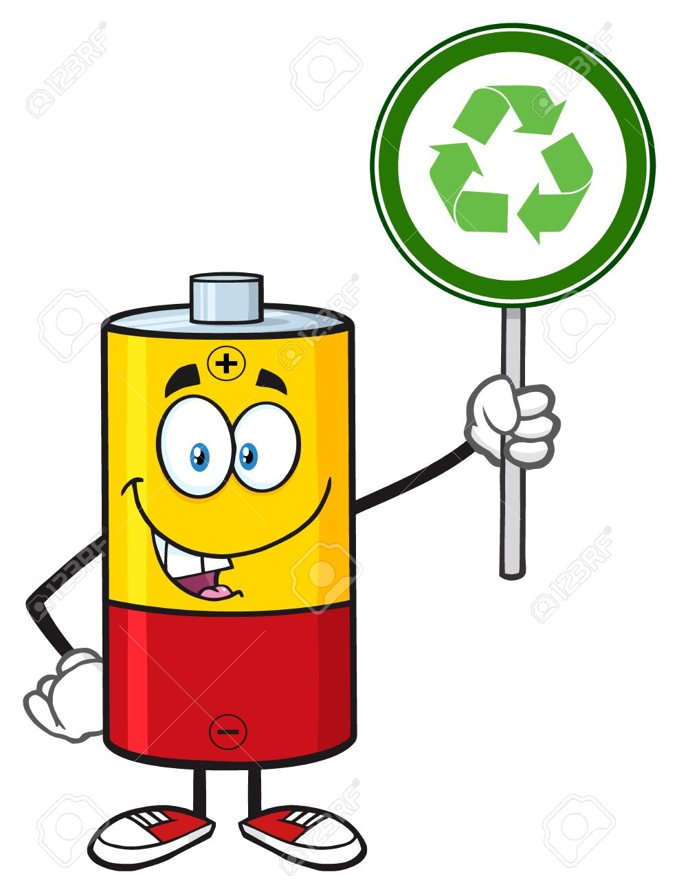 Cute Battery Cartoon Mascot Character Holding A Recycle Sign Stock Photo, Picture And Royalty Free Image. Image 57271140. Cute Battery Cartoon Mascot Character Holding A Recycle Sign Stock Photo, Picture And Royalty Free Image. Image 57271140.