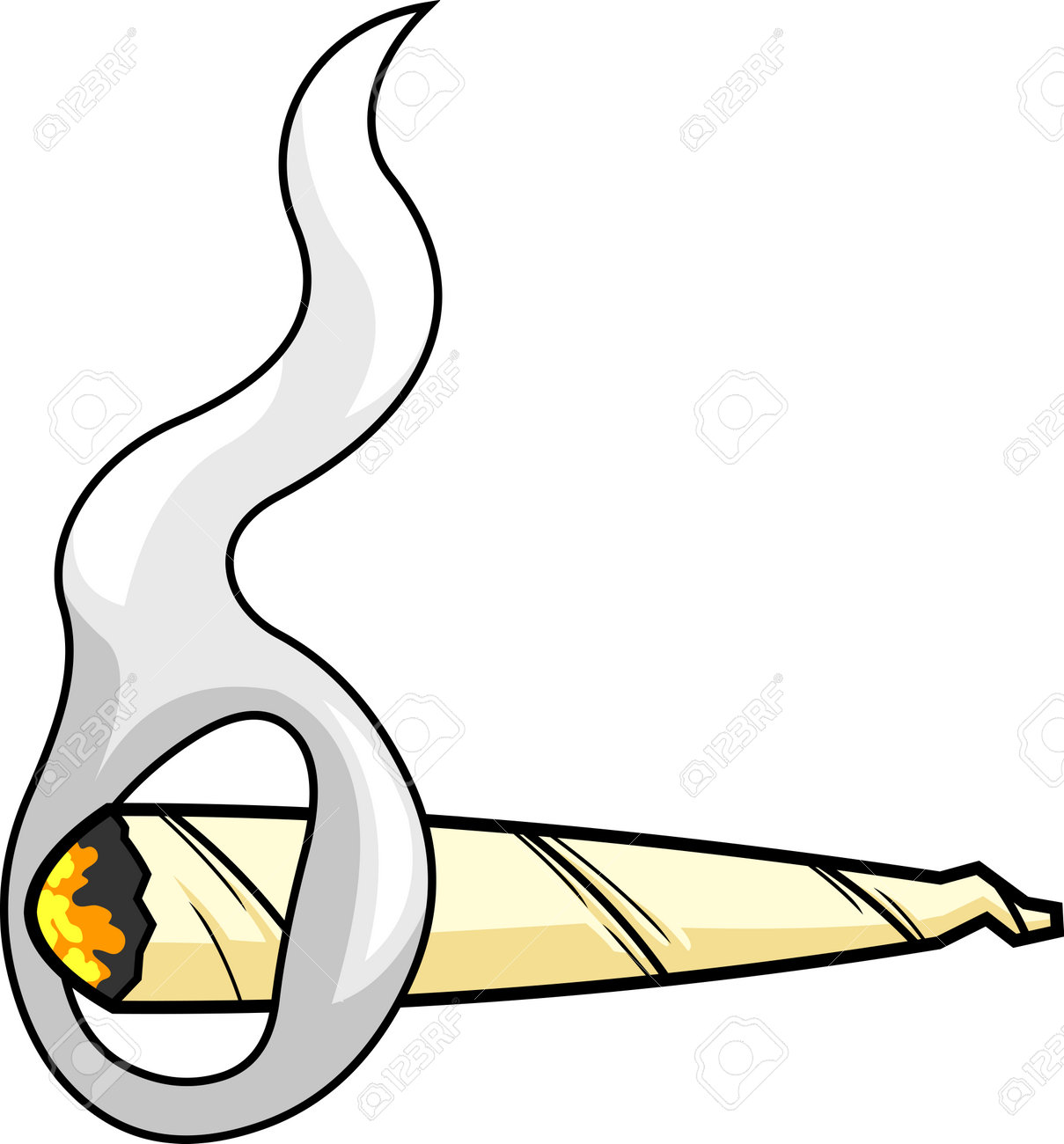 Cartoon Marijuana Cannabis Joint With Smoke. Vector Hand Drawn Illustration  Isolated On Transparent Background Royalty Free SVG, Cliparts, Vectors, and  Stock Illustration. Image 202870938., image size:1209x1300