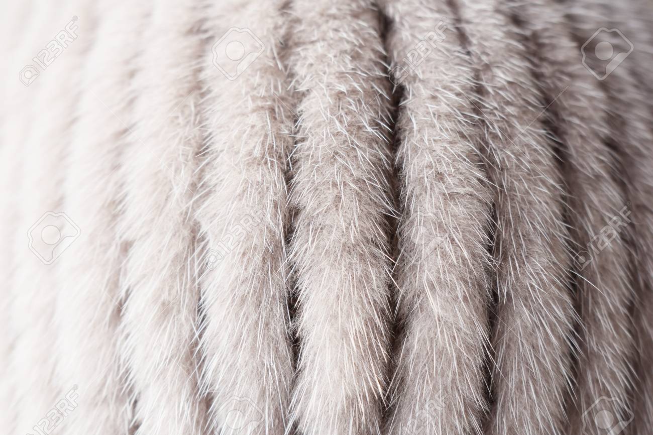 textured fur coat