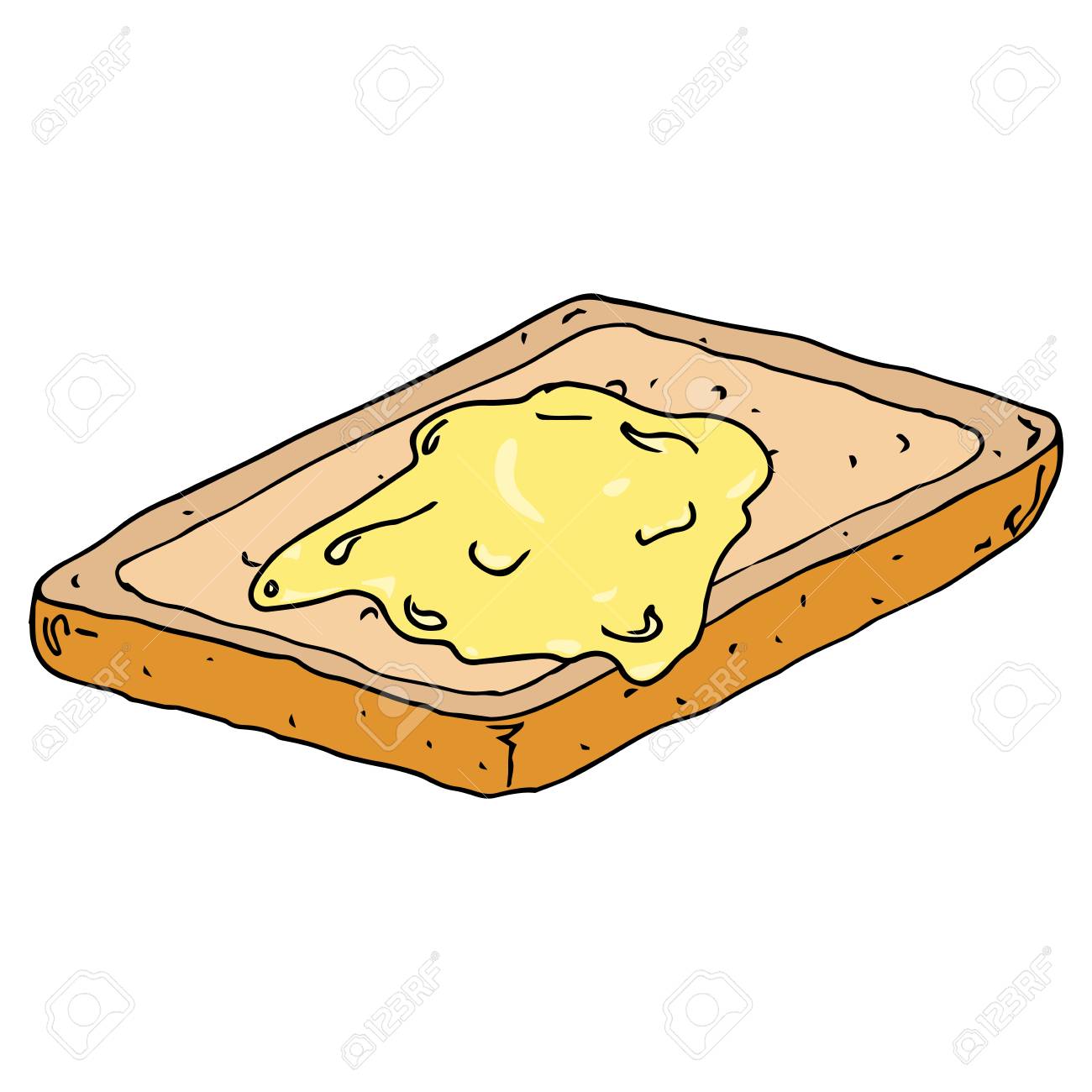 Toast With A Piece Of Butter Icon Vector Piece Of Butter On Royalty Free Cliparts Vectors And Stock Illustration Image Toast With A Piece Of Butter Icon Vector Piece Of Butter On Royalty Free Cliparts Vectors And Stock Illustration Image