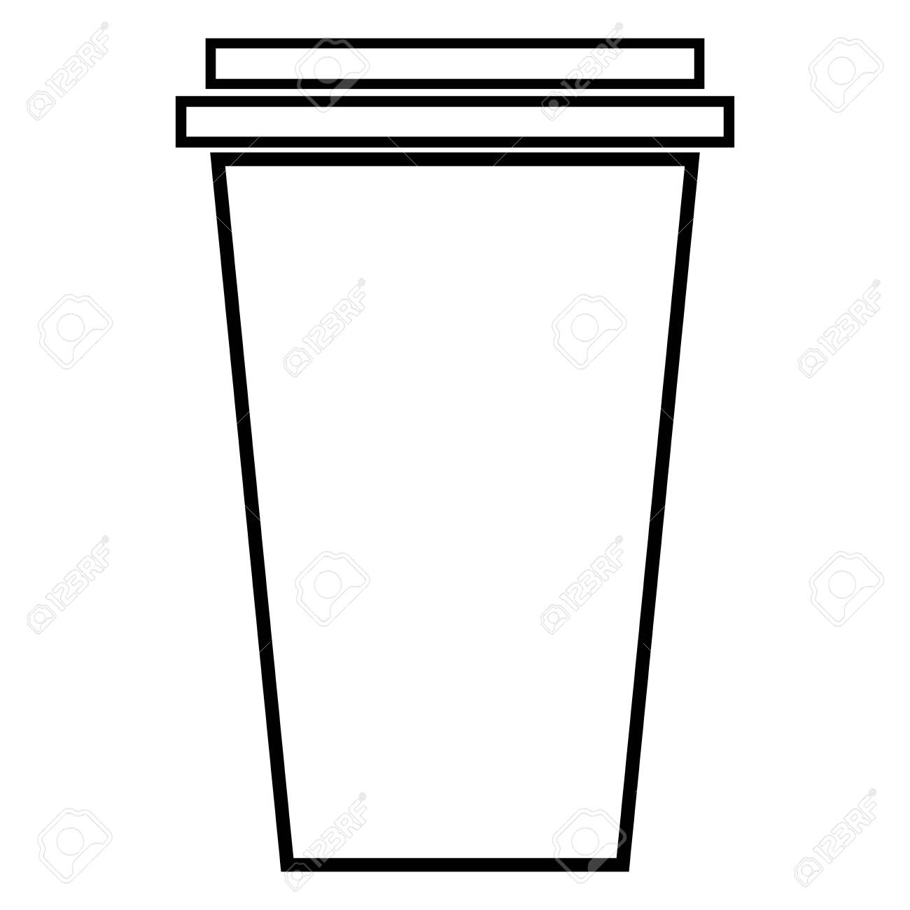 Paper cup icon. Vector illustration of a glass for tea or coffee for fast food. Plastic or paper glass with a coffee or tea. Logo for a paper cup for fast food. - 120084447 Paper cup icon. Vector illustration of a glass for tea or coffee for fast food. Plastic or paper glass with a coffee or tea. Logo for a paper cup for fast food. - 120084447