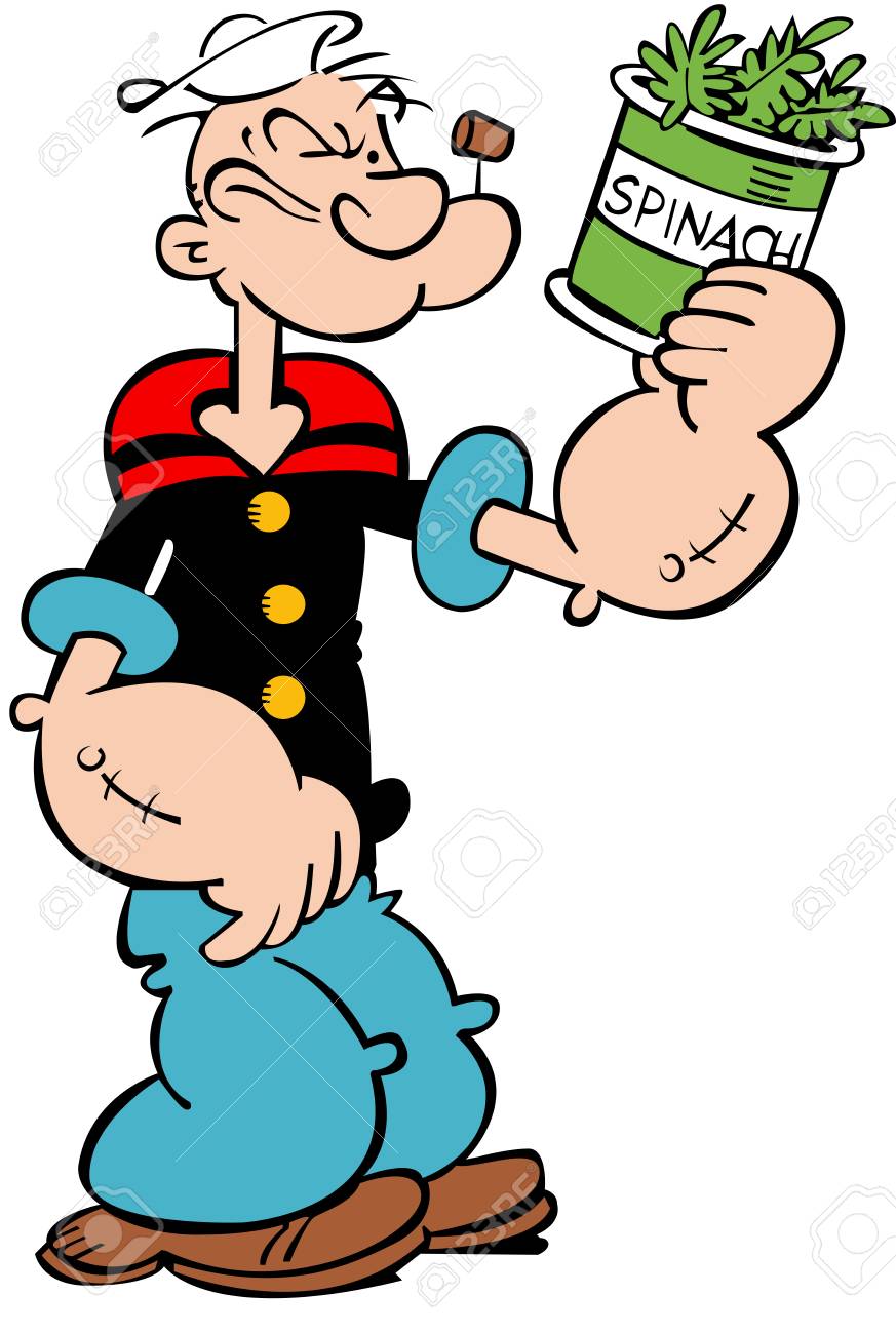 popeye sailor man cartoon vintage spinach stock photo picture and