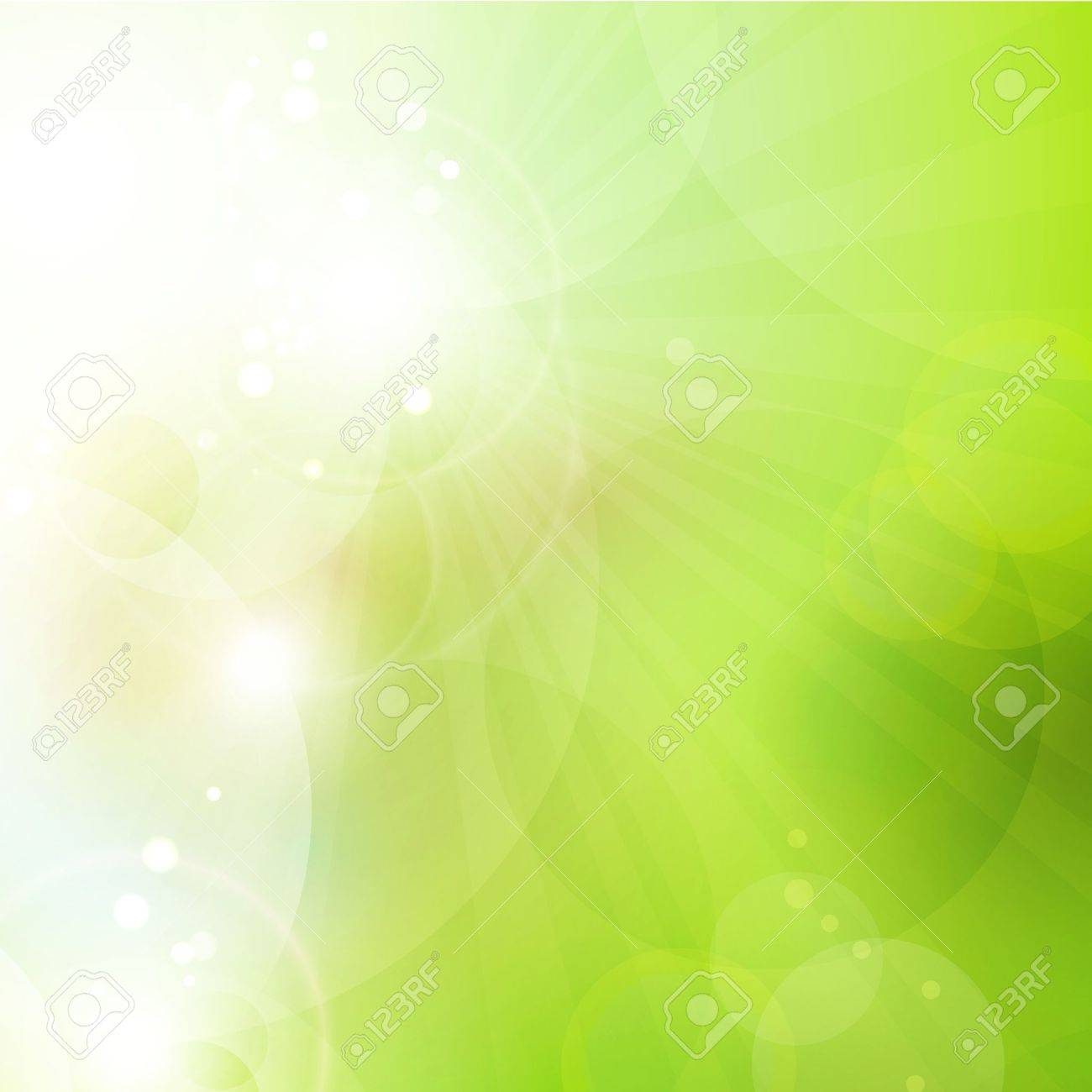 Abstract green blurry background with overlying semitransparent circles, light effects and sun burst Great spring or green environmental background Space for your text - 17133658 Abstract green blurry background with overlying semitransparent circles, light effects and sun burst Great spring or green environmental background Space for your text - 17133658