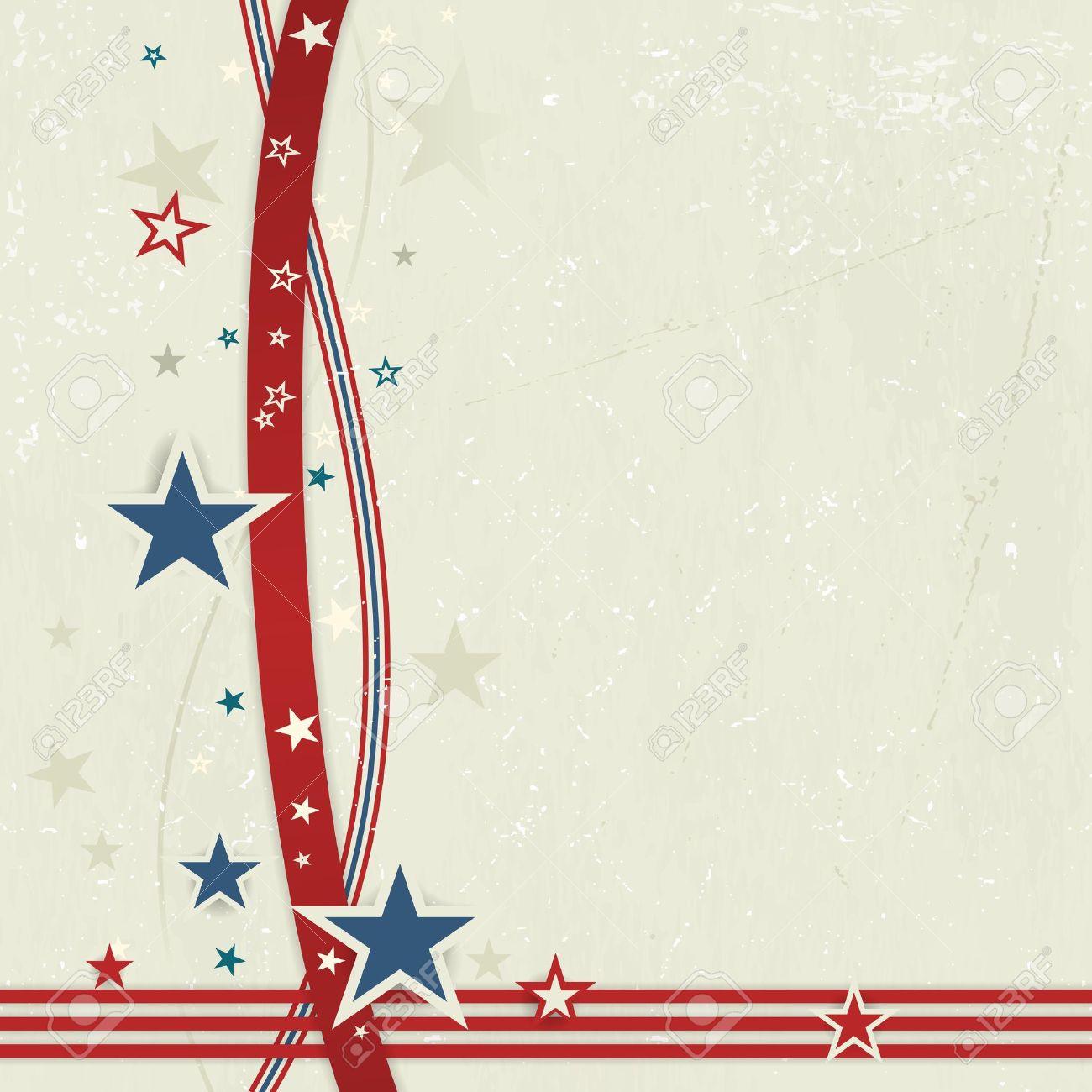 us american flag themed background or card with wavy lines and american themed backgrounds