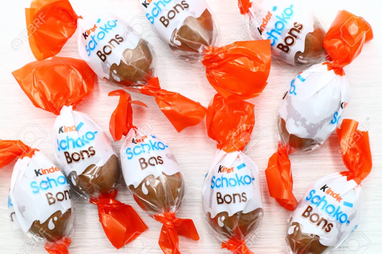 Italy A July 18 2019 Kinder Schoko Bons Chocolate Kinder Is A Brand Of Products Made In Italy By Ferrero W Stock Photo Picture And Royalty Free Image Image 150565247