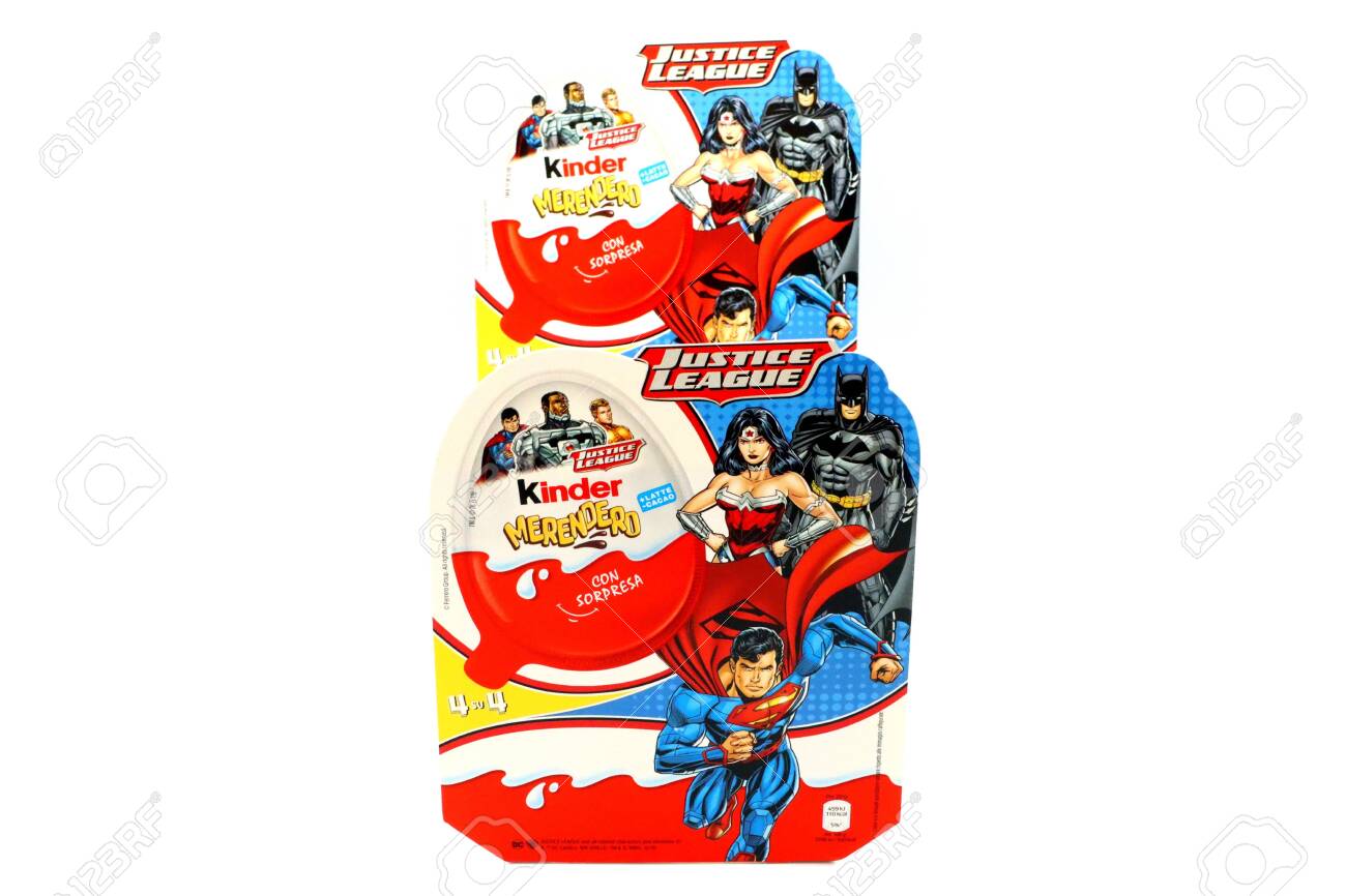 kinder joy justice league 2019