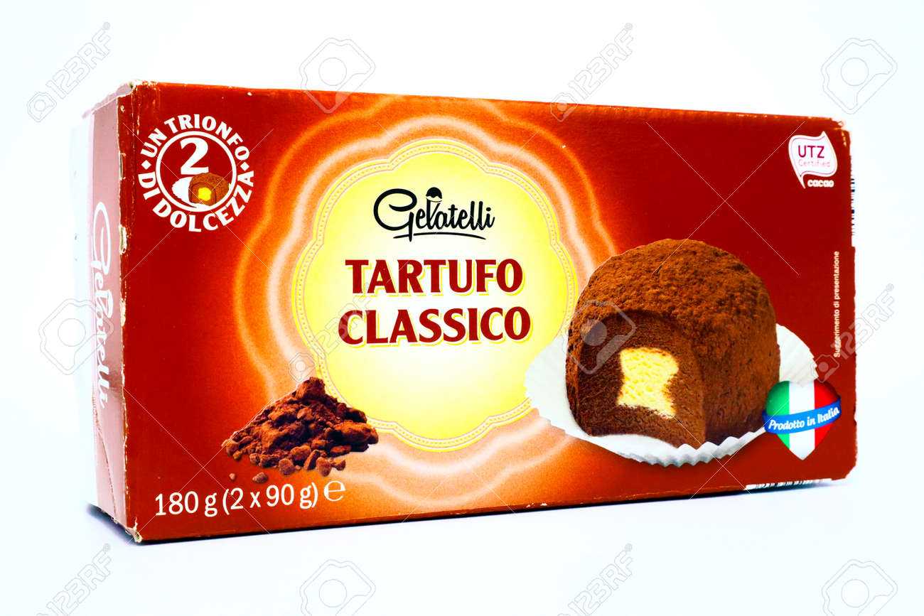 Italy April 15 Gelatelli Chocolate Truffle Ice Cream Sold By Lidl Supermarket Chain Stock Photo Picture And Royalty Free Image Image