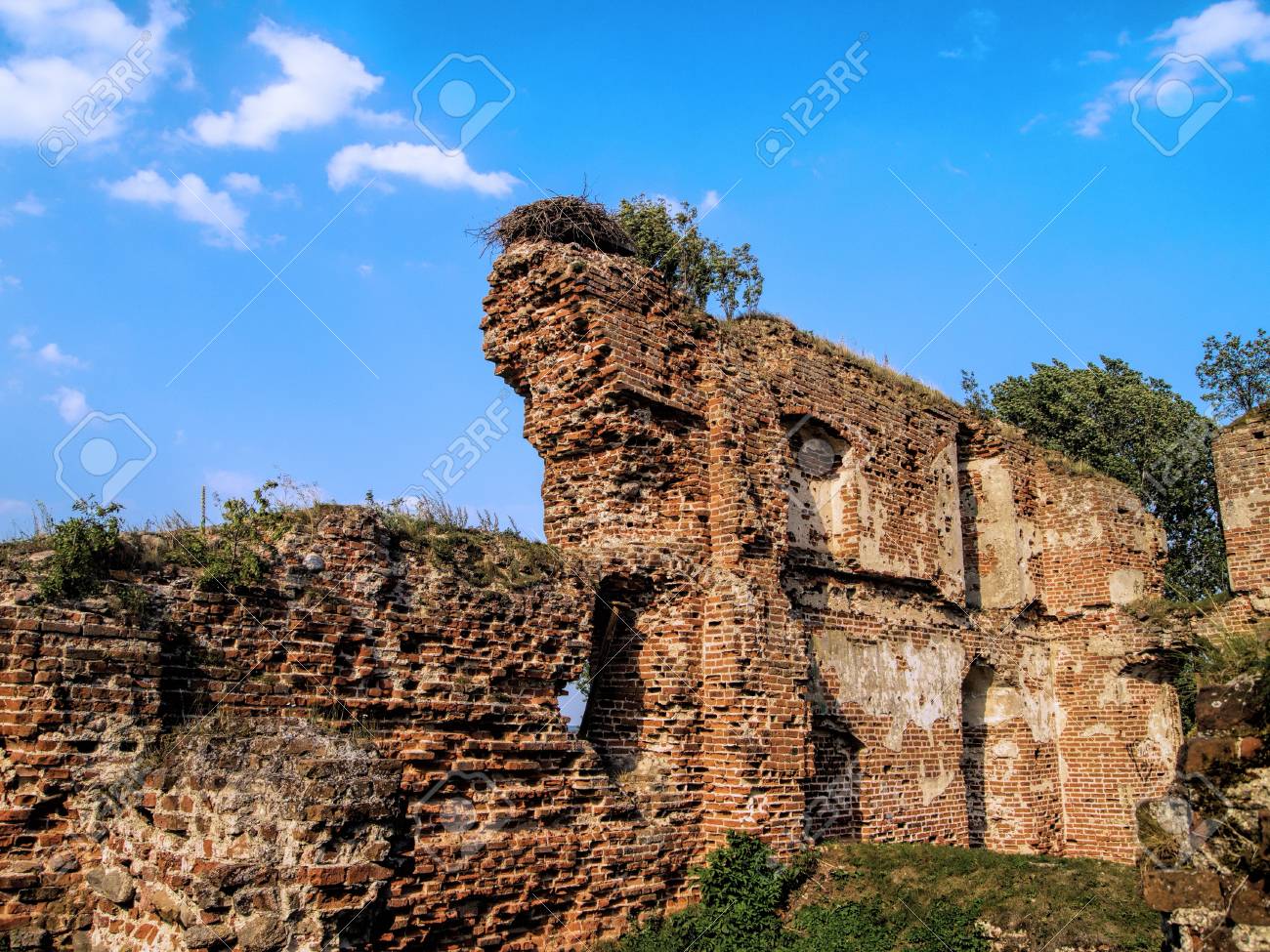 besiekiery castle parts stock photo 99395723