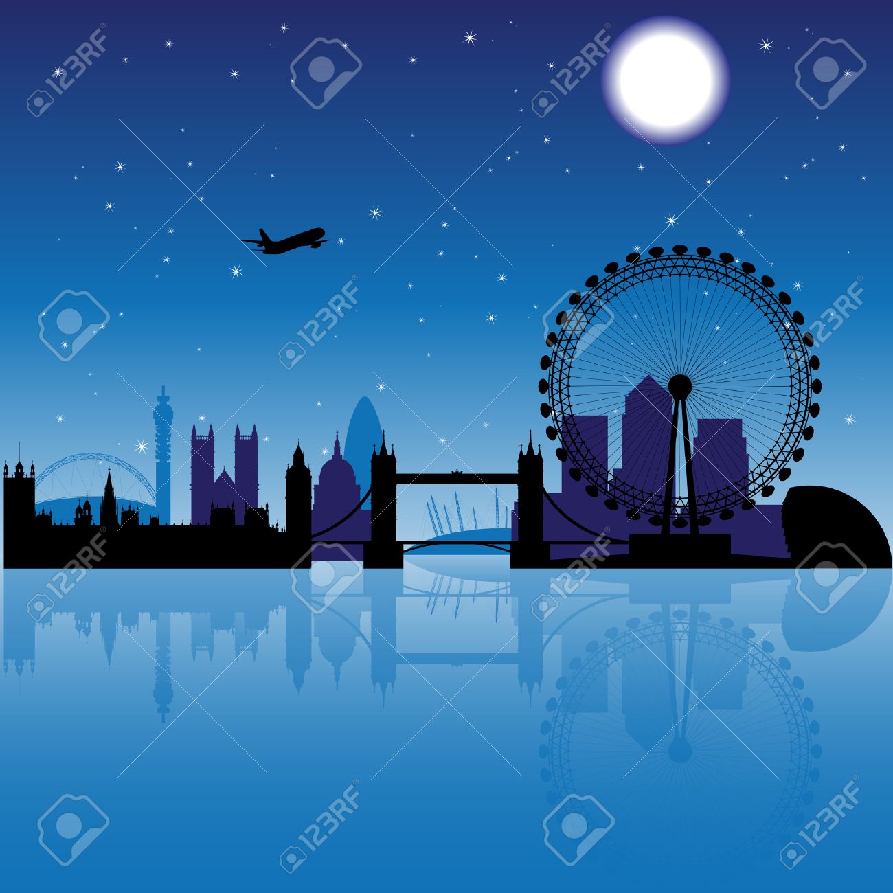 London Silhouette At Night With Stars And Moon On The Background Royalty Free Cliparts Vectors And Stock Illustration Image London Silhouette At Night With Stars And Moon On The Background Royalty Free Cliparts Vectors And Stock Illustration Image