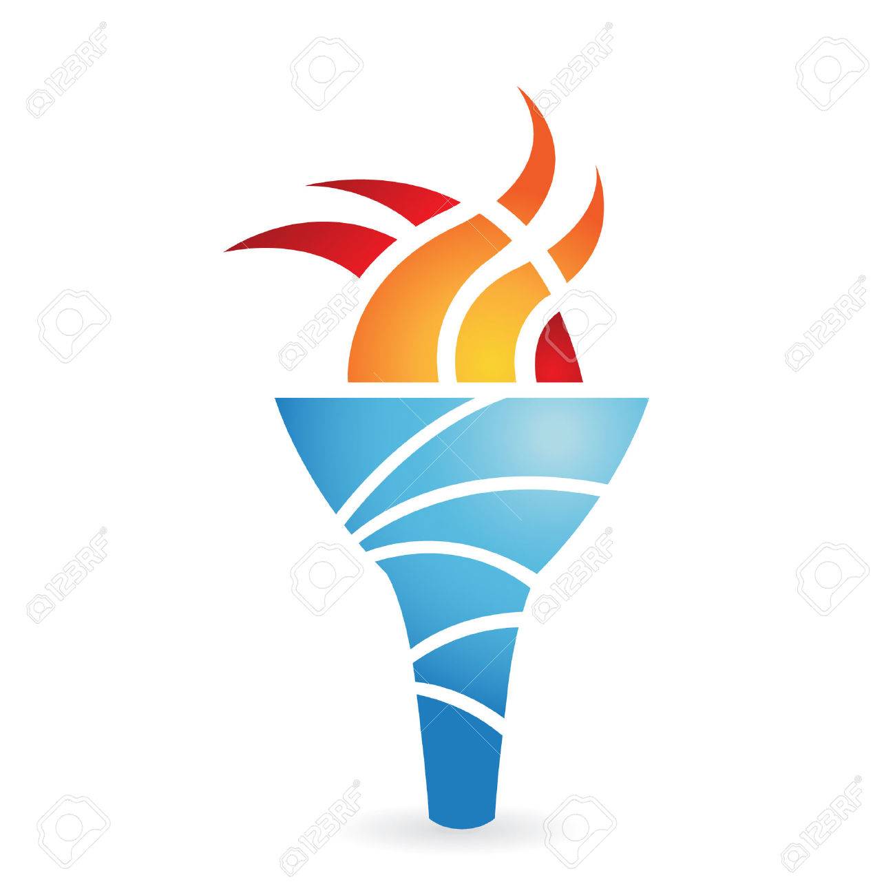Ancient Torch Isolated On White Royalty Free SVG, Cliparts, Vectors, and  Stock Illustration. Image 7262118.