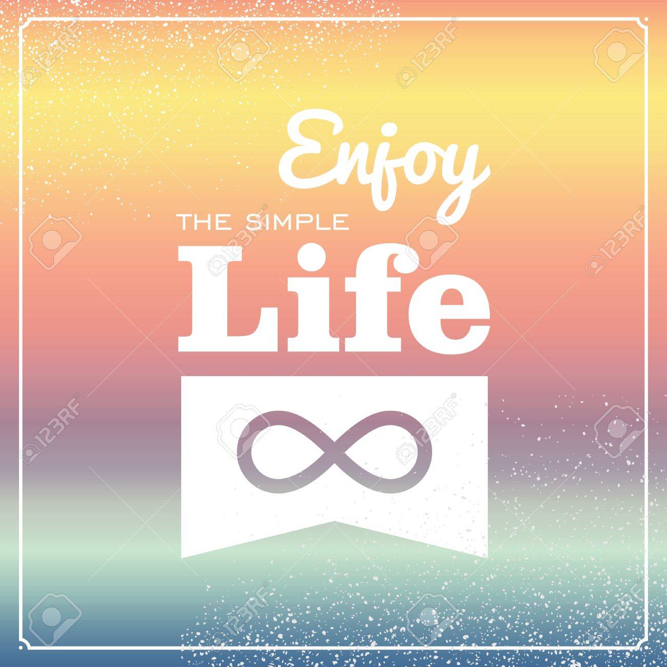 ヴィンテージ シンプル ライフ壁紙をお楽しみください のイラスト素材 ベクタ Image 21508335