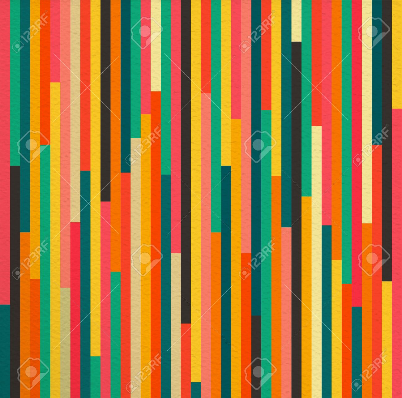 Geometric Abstract Colorful Vintage Retro Seamless Pattern