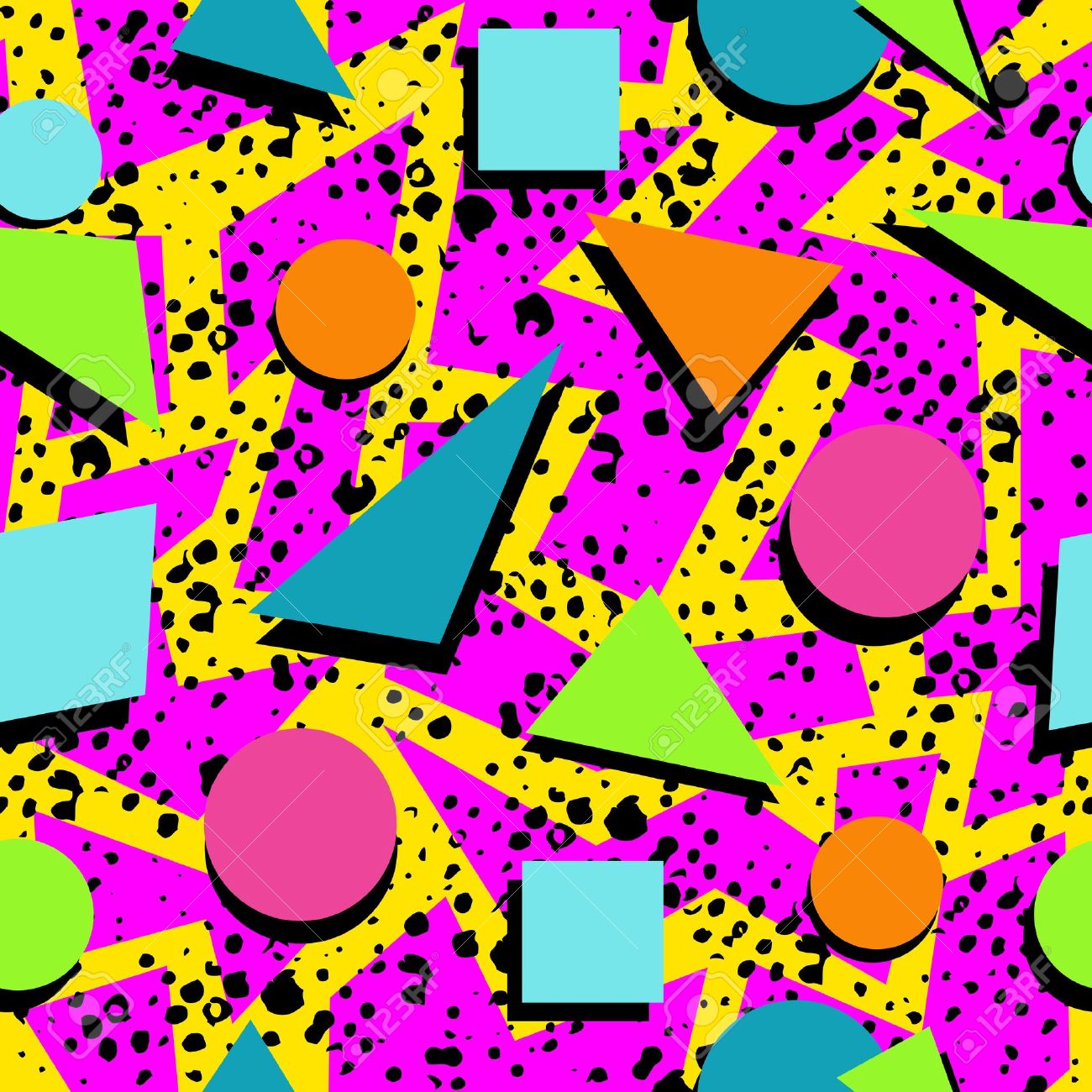 80s Designs retro vintage 80s memphis fashion style seamless pattern 80s Designs retro vintage 80s memphis fashion style seamless pattern