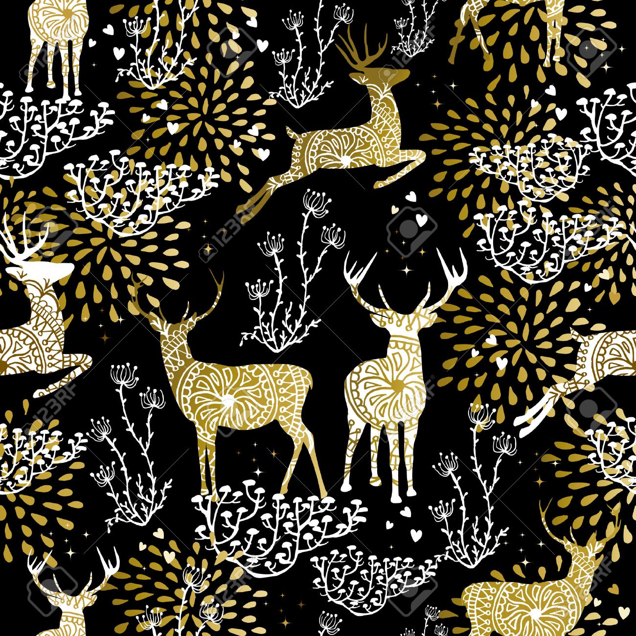 fancy black background