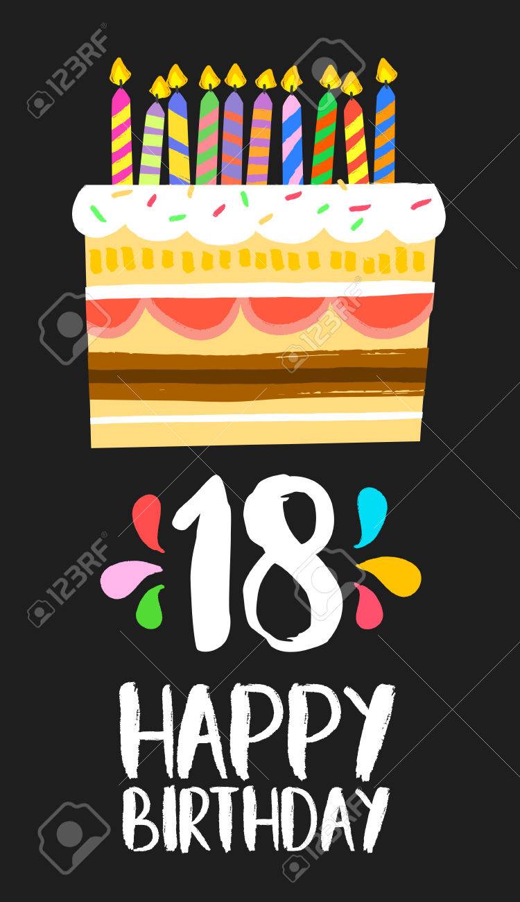 Joyeux Anniversaire Numero 18 Carte De Voeux Pour Dix Huit Ans Dans Un Style Art Amusant Avec Gateau Et Bougies Clip Art Libres De Droits Vecteurs Et Illustration Image Joyeux Anniversaire Numero 18 Carte De Voeux Pour Dix Huit Ans Dans Un Style Art Amusant Avec Gateau Et Bougies Clip Art Libres De Droits Vecteurs Et Illustration Image