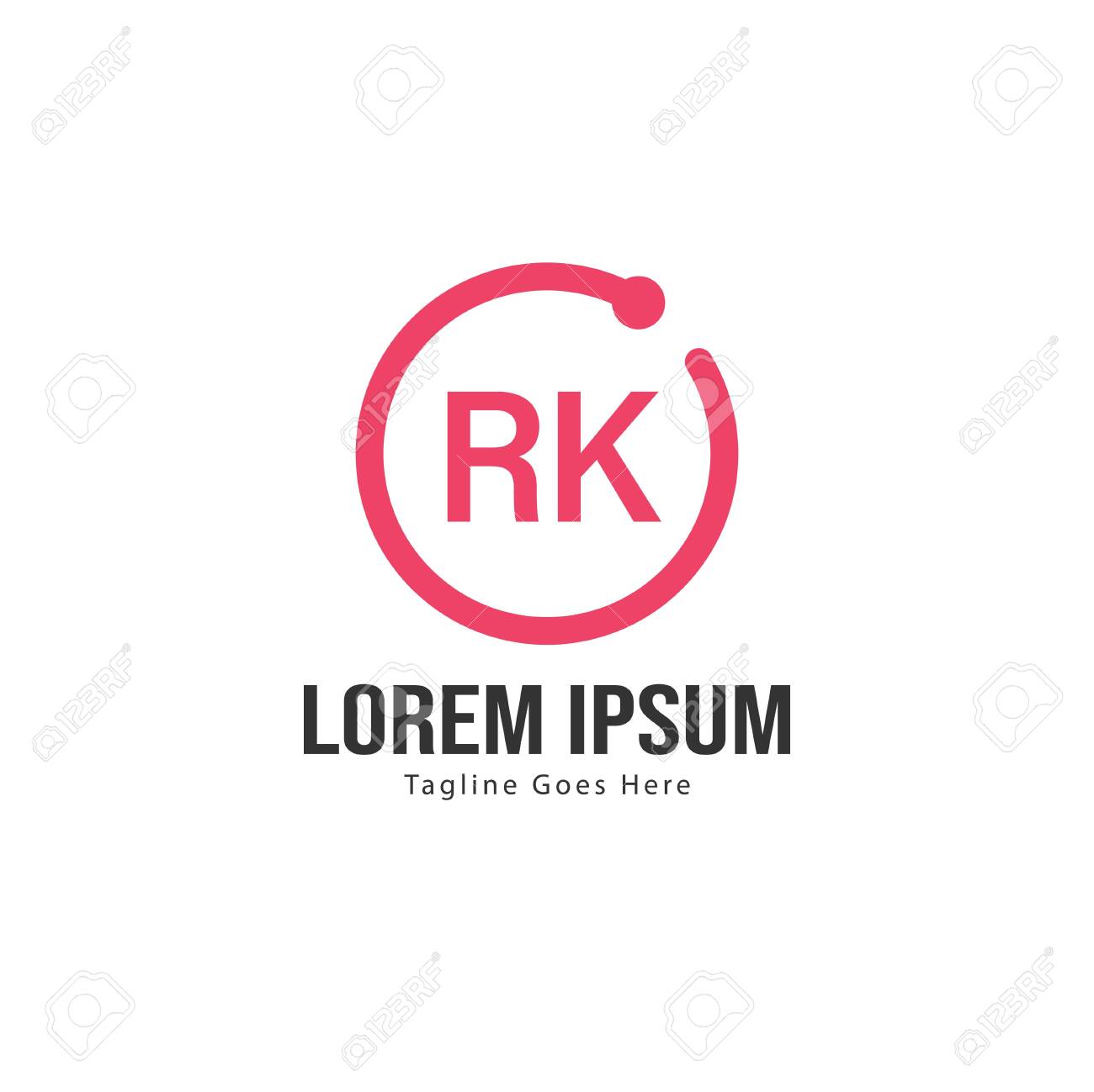 initial rk logo template with modern frame minimalist rk letter royalty free cliparts vectors and stock illustration image 128823414 123rf com