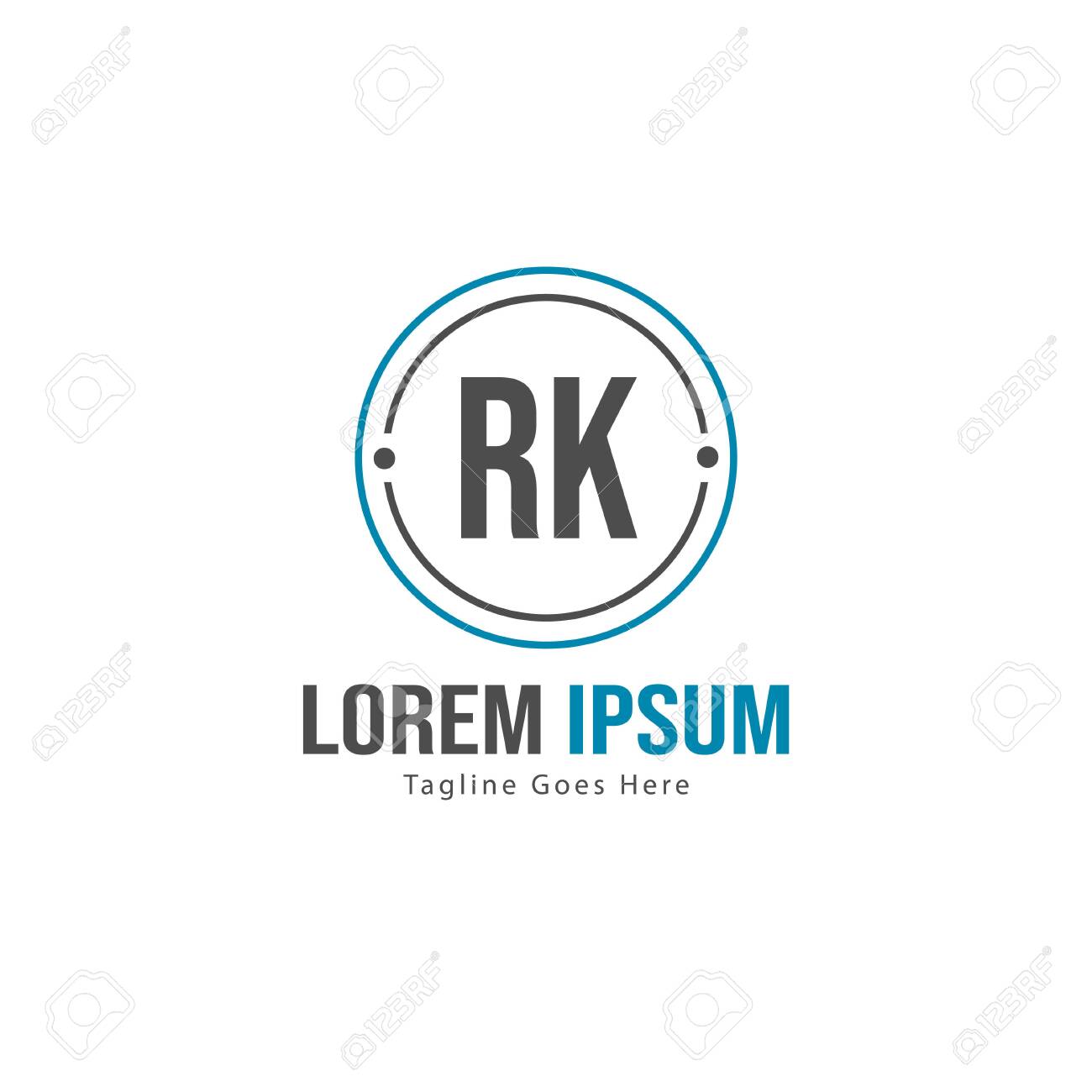 initial rk logo template with modern frame minimalist rk letter royalty free cliparts vectors and stock illustration image 129503872 123rf com