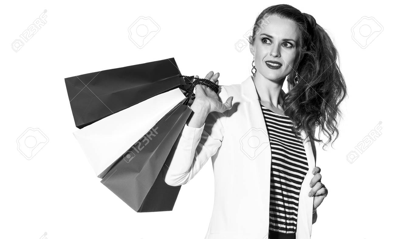 Stylish white and black french Stylish white and black french