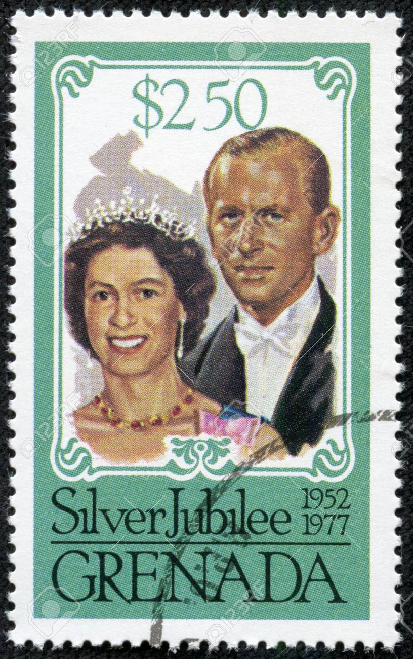 1977年 エリザベス女王2世 ディスカウント 即位25周年記念切手