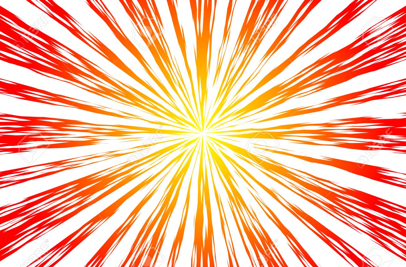 sun rays or explosion boom for comic books radial background